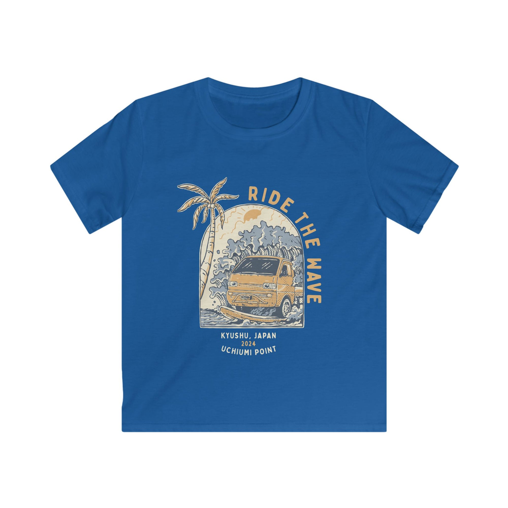 Kids Ride The Wave Kei Truck T-shirt