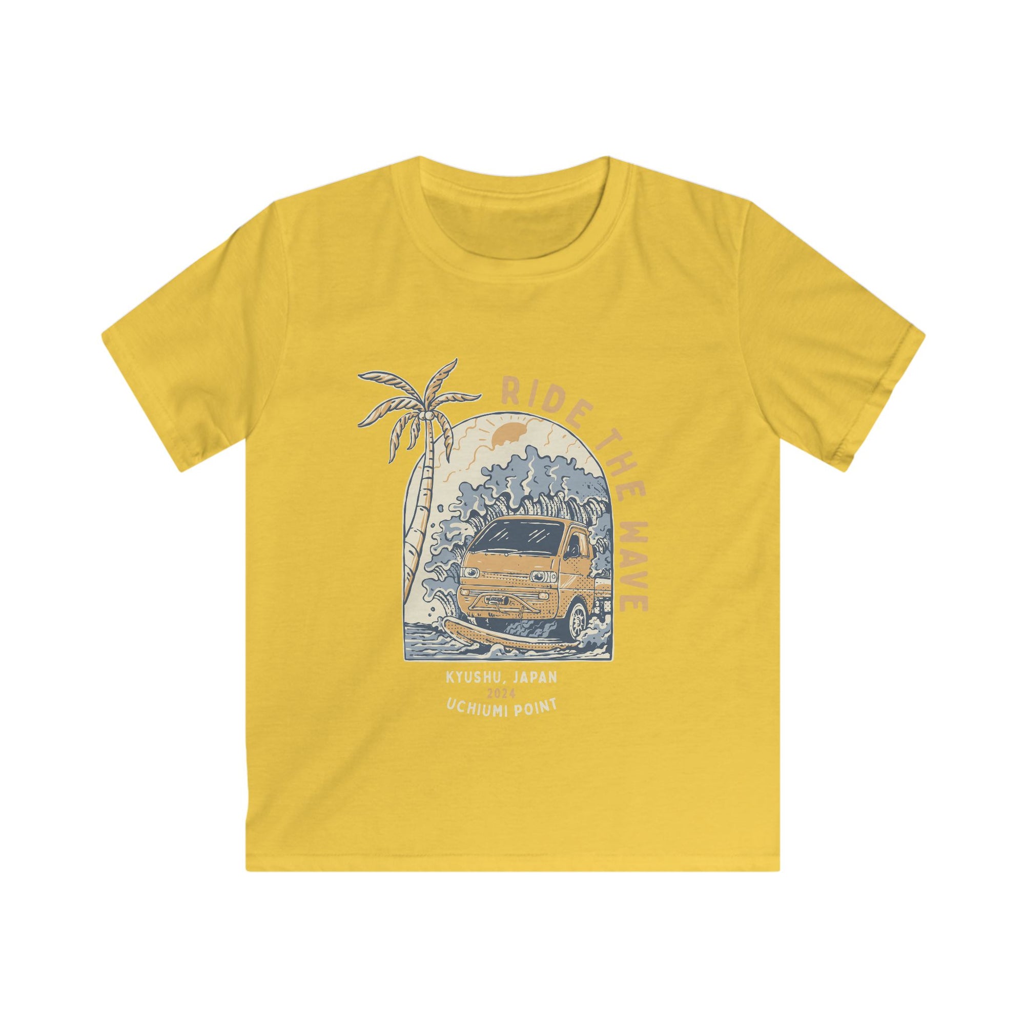 Kids Ride The Wave Kei Truck T-shirt