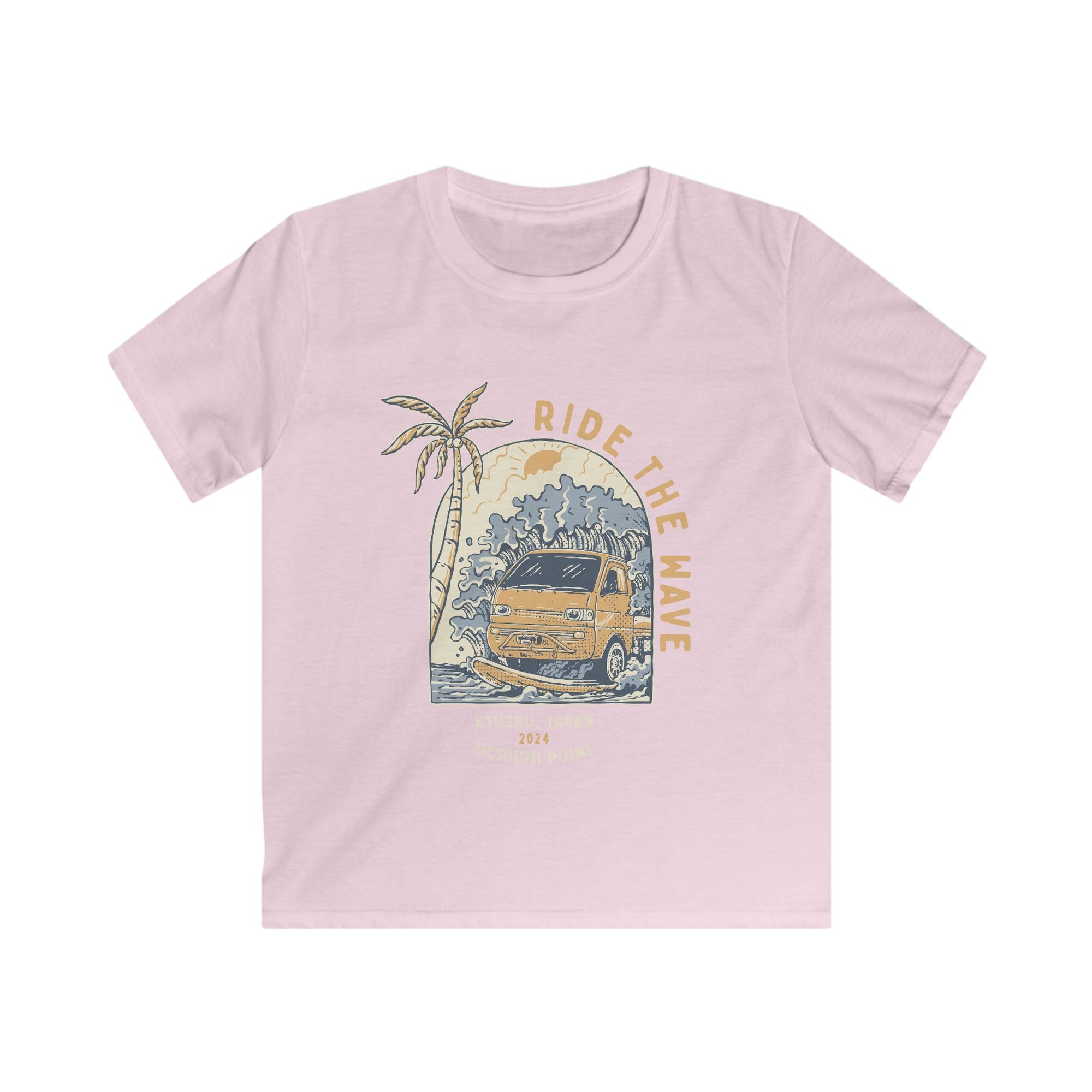 Kids Ride The Wave Kei Truck T-shirt