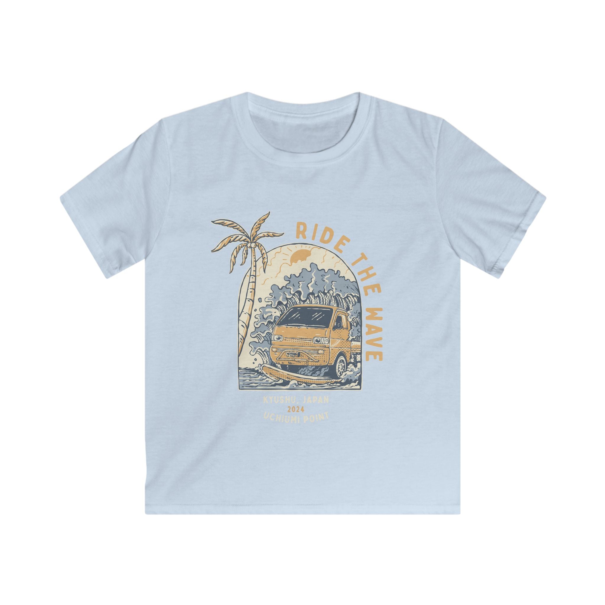 Kids Ride The Wave Kei Truck T-shirt