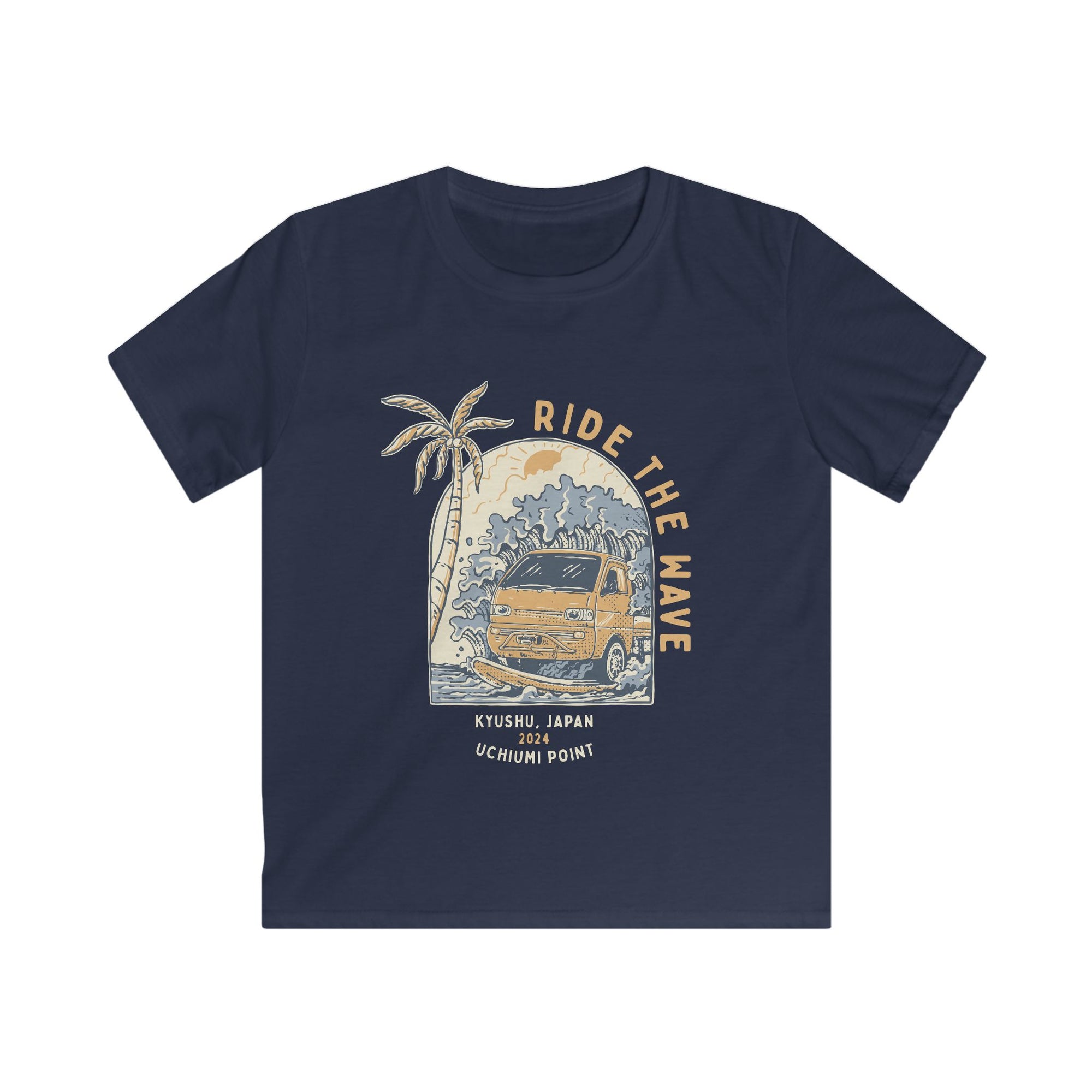 Kids Ride The Wave Kei Truck T-shirt