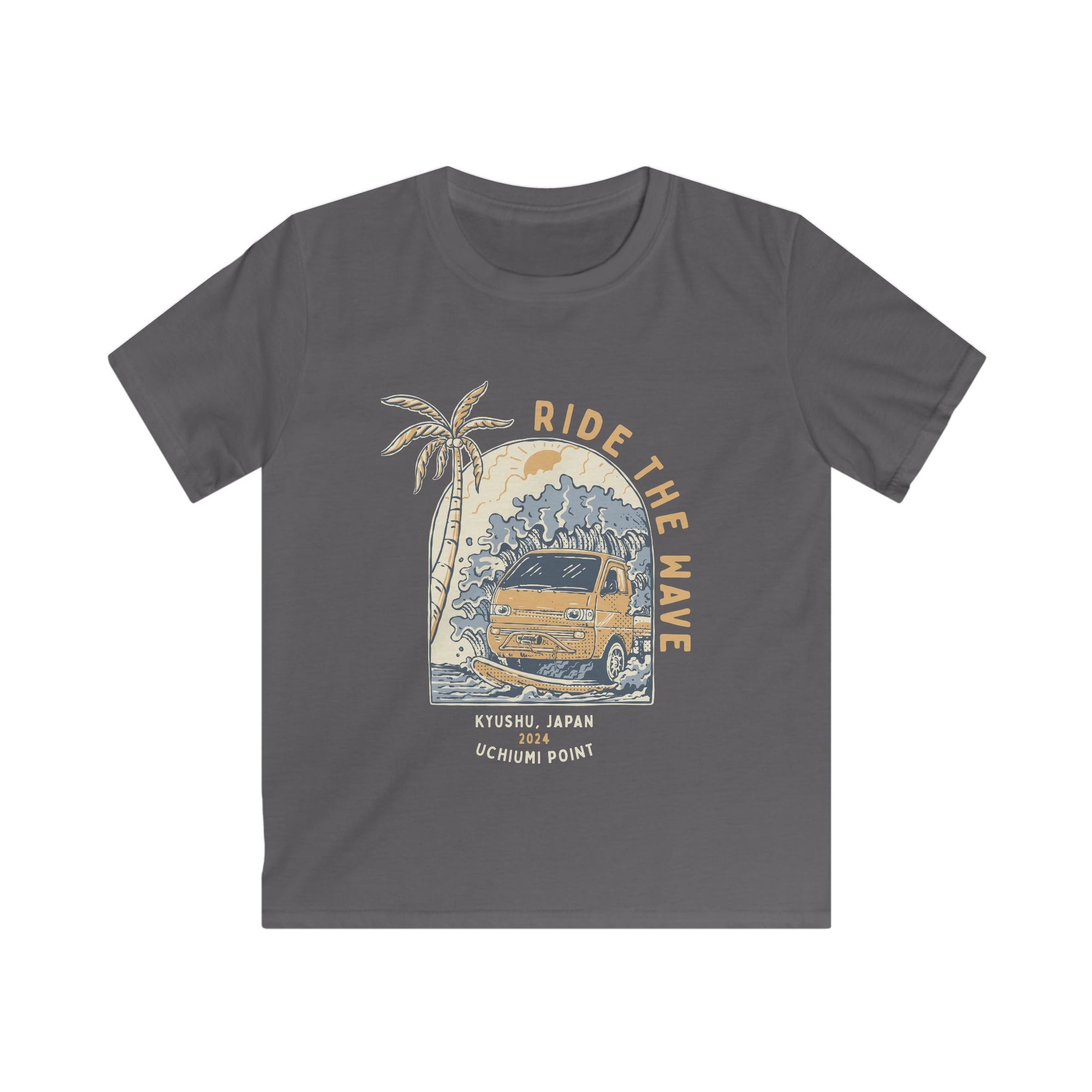 Kids Ride The Wave Kei Truck T-shirt