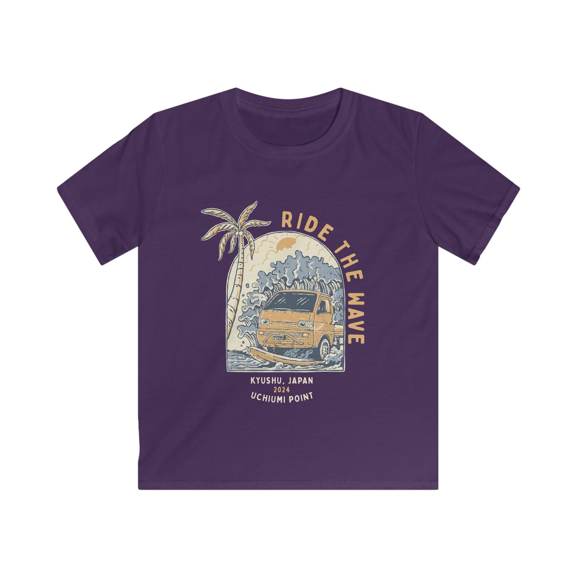 Kids Ride The Wave Kei Truck T-shirt