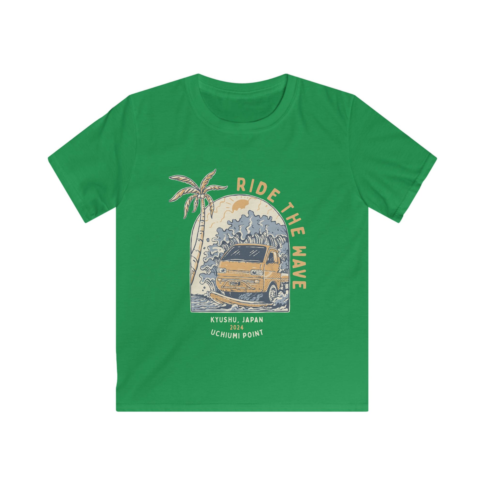 Kids Ride The Wave Kei Truck T-shirt