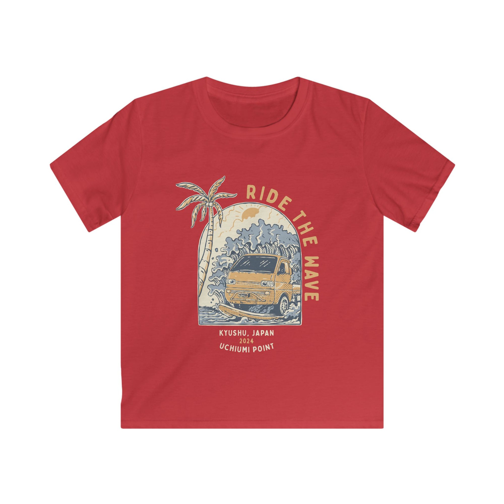 Kids Ride The Wave Kei Truck T-shirt