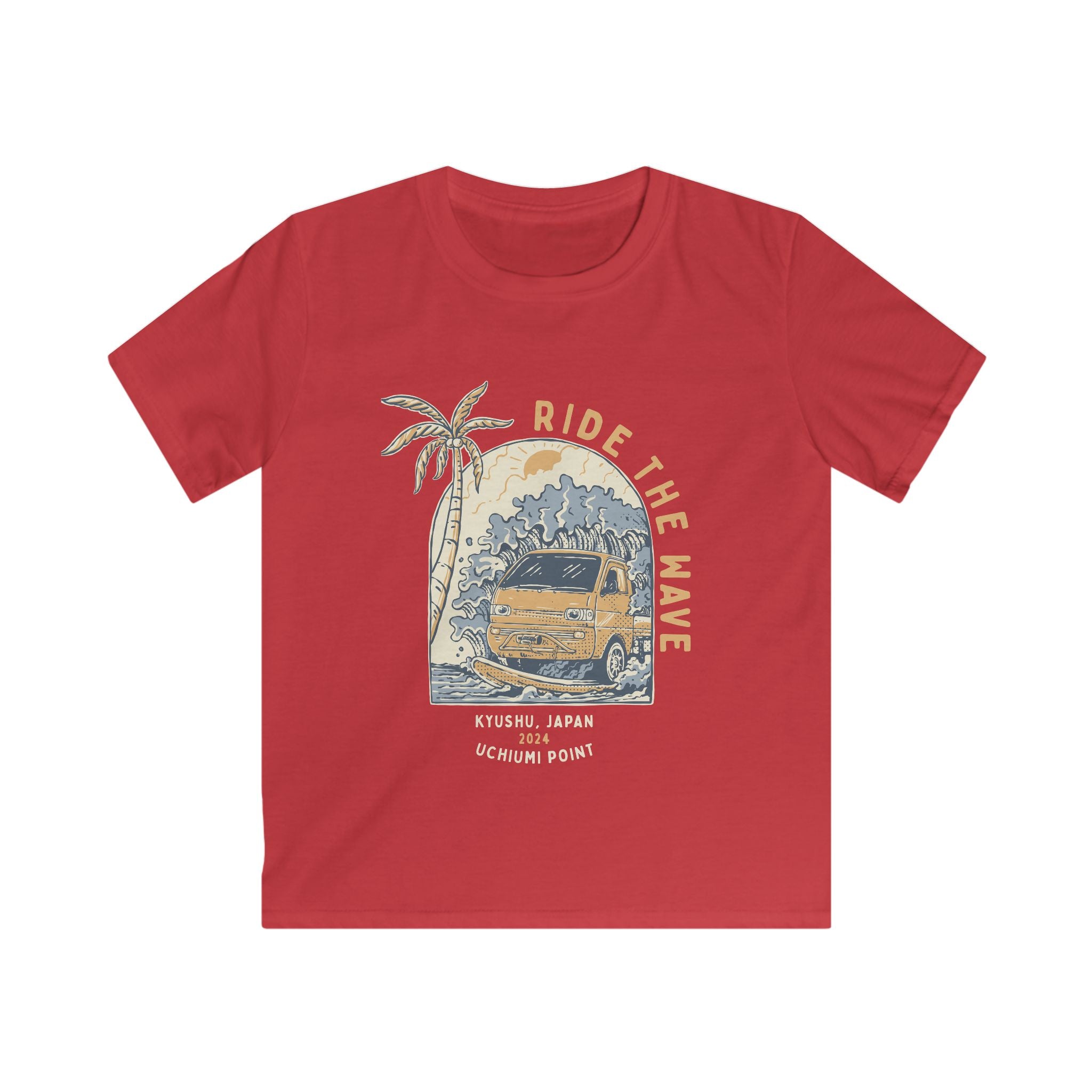 Kids Ride The Wave Kei Truck T-shirt