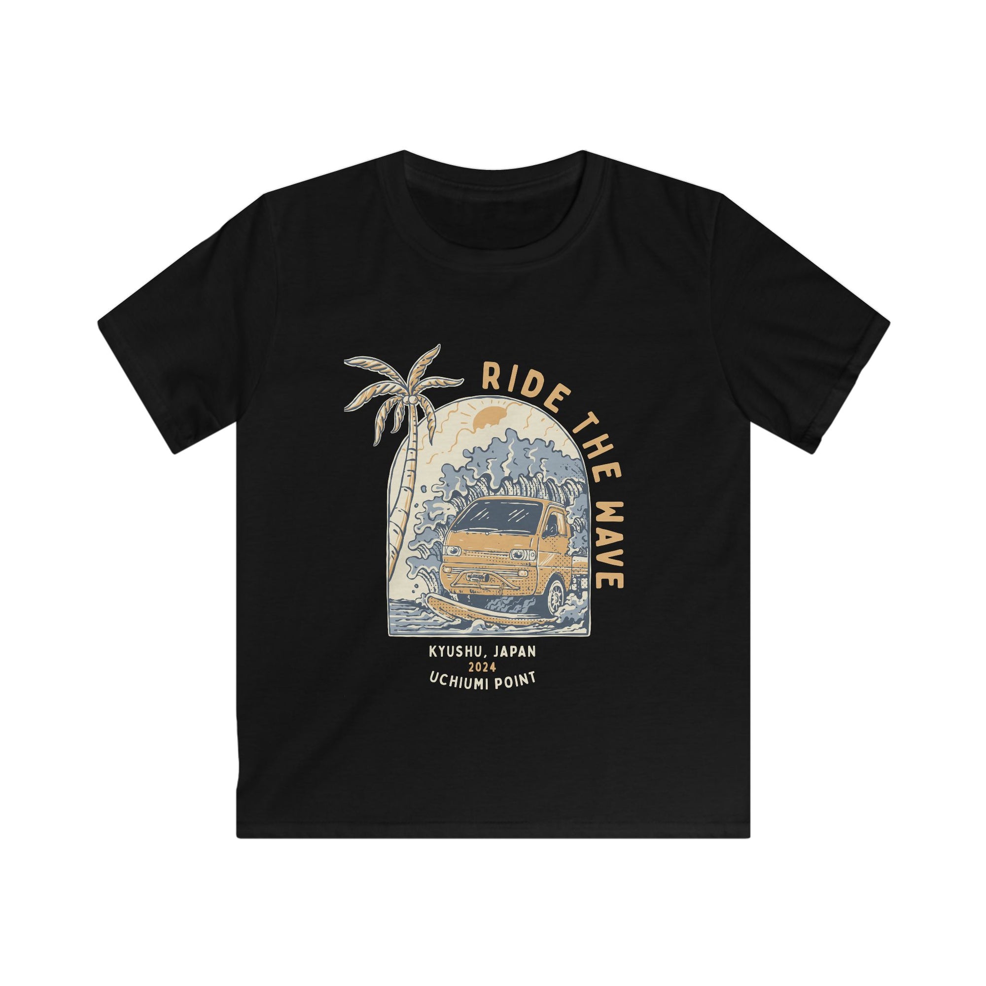 Kids Ride The Wave Kei Truck T-shirt
